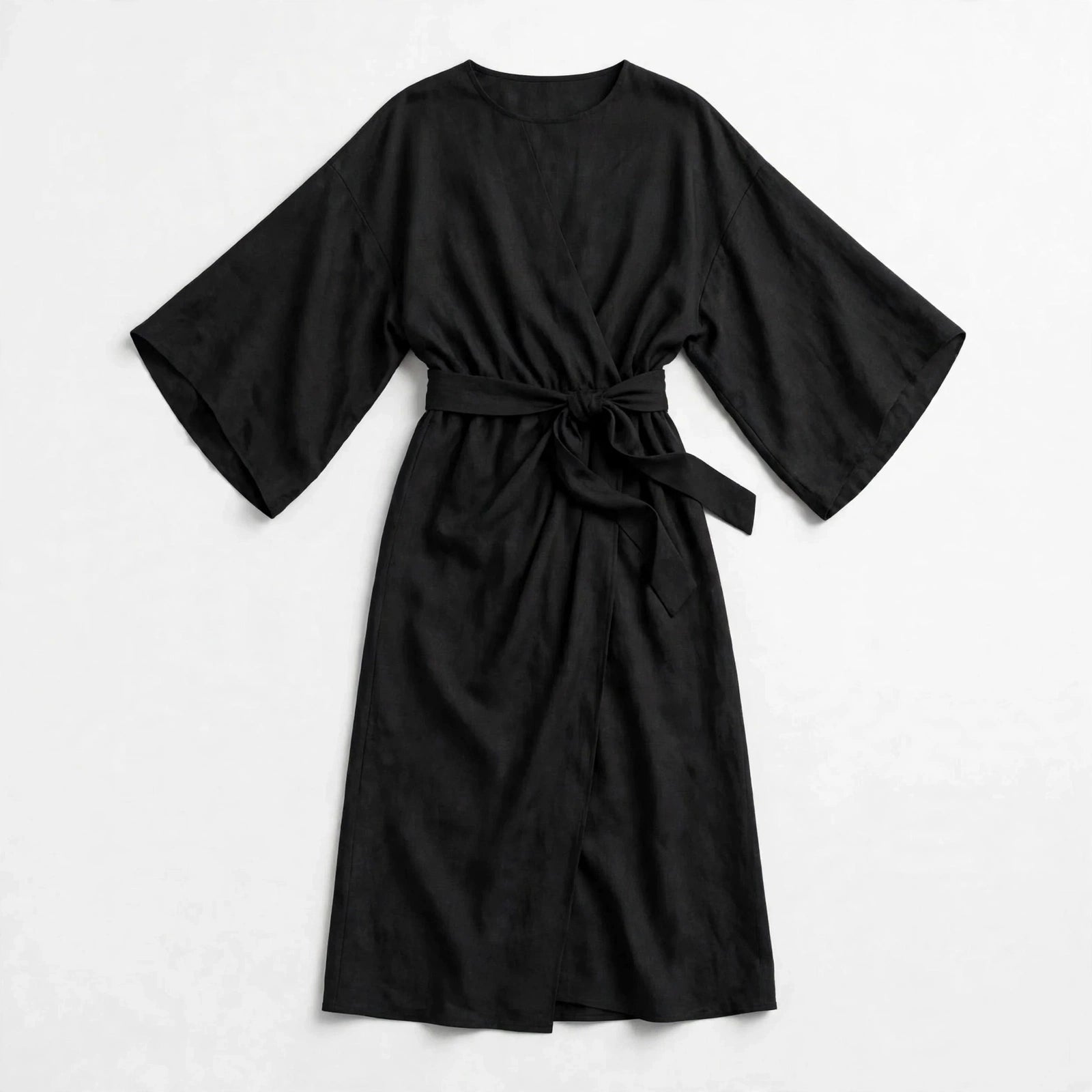 Adriana Henford | Black Batwing Sleeve Long Dress For Women