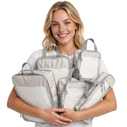 Less Bulk | Mesh Compression Packing Cubes Set