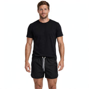 Fausto Corcombe | Black Quick-Dry Swim Shorts For Men