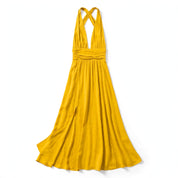 Enrica Tarworth | Halter V-Neck Split Maxi Dress For Women