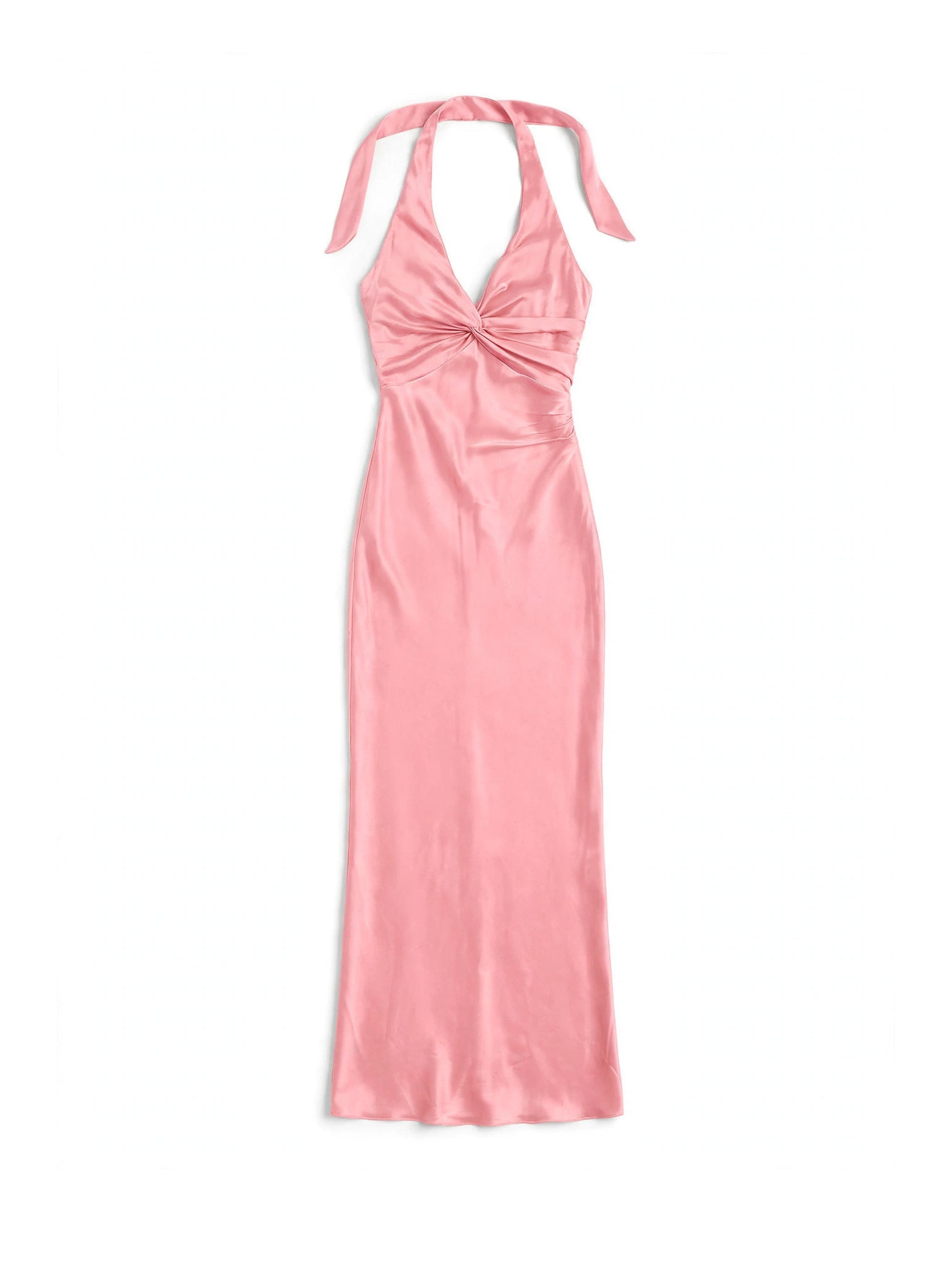 Mafalda Hunbrook | Silky Cross-Back Maxi Dress For Women