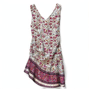 Lucrezia Loxbrook | Boho Print Sleeveless Shift Dress For Women