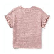 Olimpia Linworth | Textured Ruffle Sleeve T-Shirt For Women
