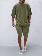 Saverio Windham | Oversized T-Shirt & Shorts Set For Men