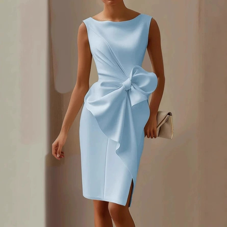Cordelia Ashworth | Bow Detail Midi Sheath Dress For Women
