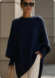 Emma Wilson | Oversized Knit Batwing Pullover Sweater For Women