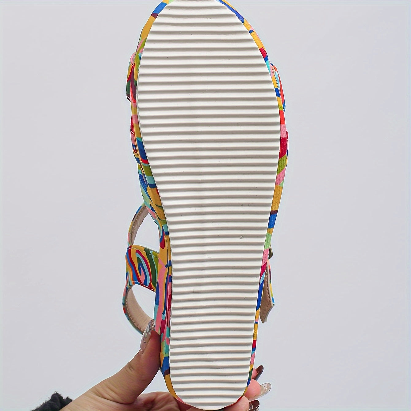 Piper Ashworth | Multicolour Platform Wedge Sandals For Women