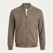 Luca Bianchi | Premium Suede-Touch Bomber Jacket For Men