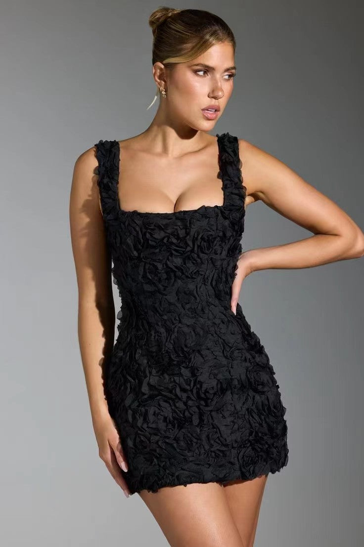 Georgia Mitchell | Floral Textured Cocktail Dress For Women