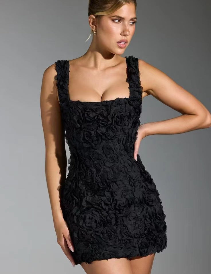 Georgia Mitchell | Floral Textured Cocktail Dress For Women