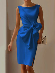 Cordelia Ashworth | Bow Detail Midi Sheath Dress For Women