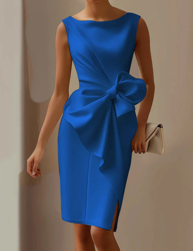 Cordelia Ashworth | Bow Detail Midi Sheath Dress For Women