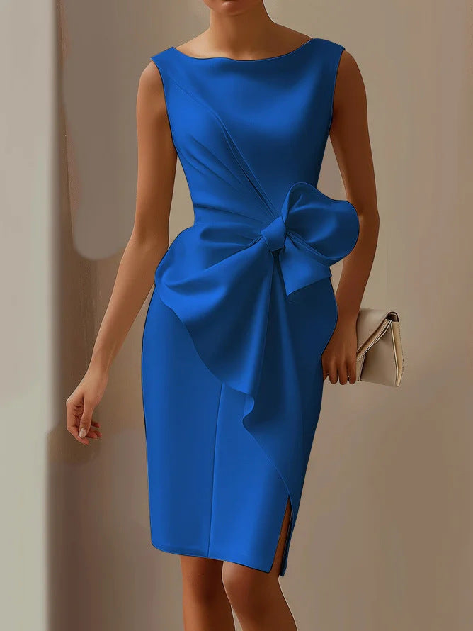 Cordelia Ashworth | Bow Detail Midi Sheath Dress For Women