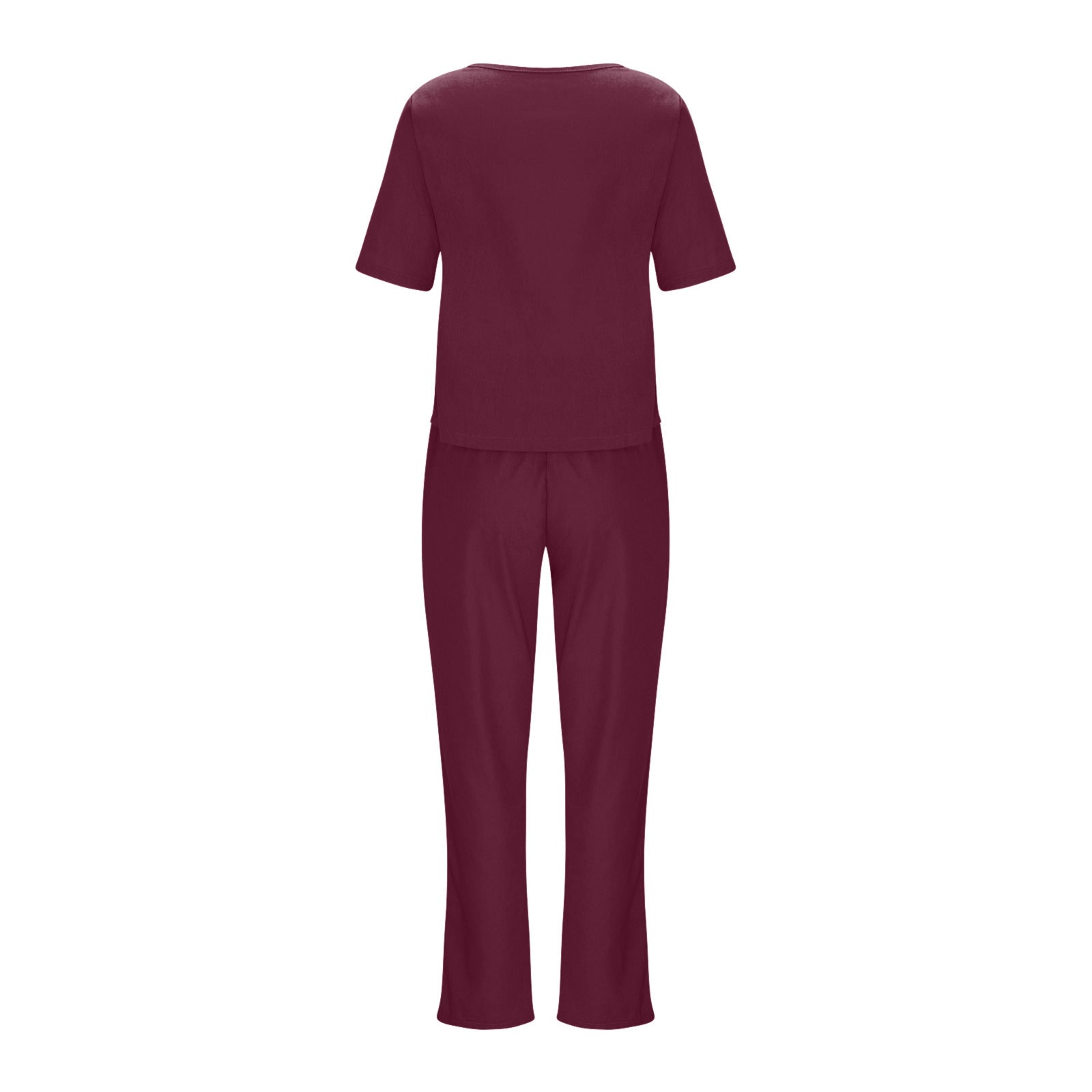Dora Dalton | Linen-Look Top & Tie-Waist Trousers Set For Women