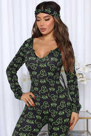 Black Cat Society | Black Cat Halloween Jumpsuit For Women