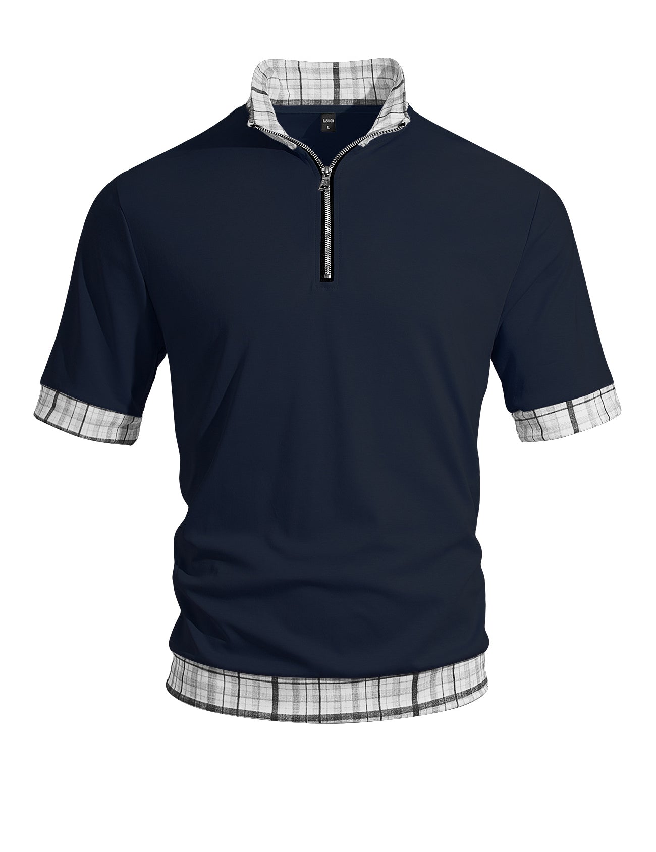 Benjamin Foster | Half-Zip Polo Shirt For Men