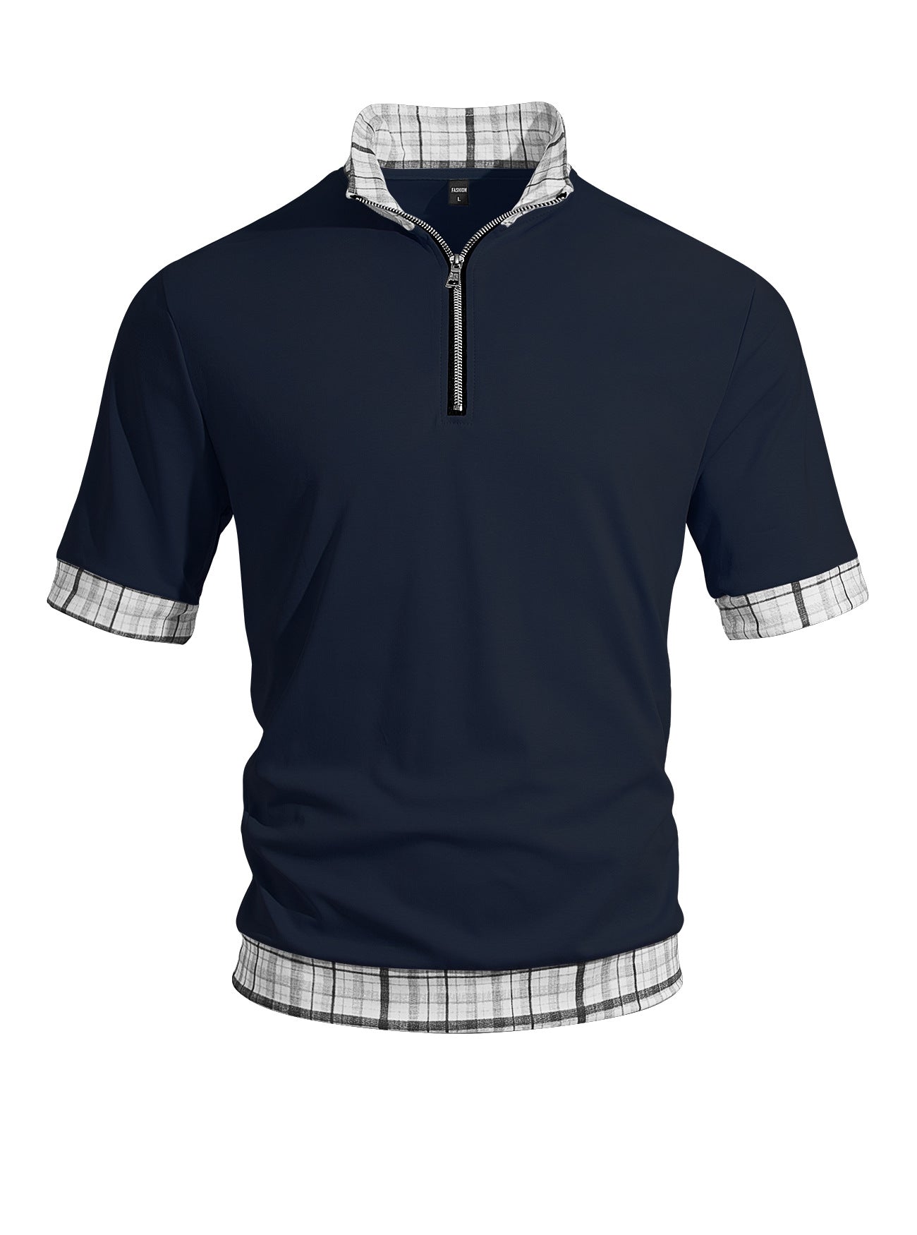 Benjamin Foster | Half-Zip Polo Shirt For Men