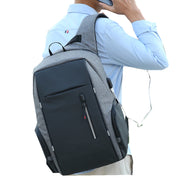 Water-Resistant USB Laptop Backpack