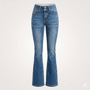 Isabella Moretti | High-Waist Flare Jeans with Sculpted Fit For Women
