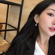 Baroque Pearl Knot Earrings