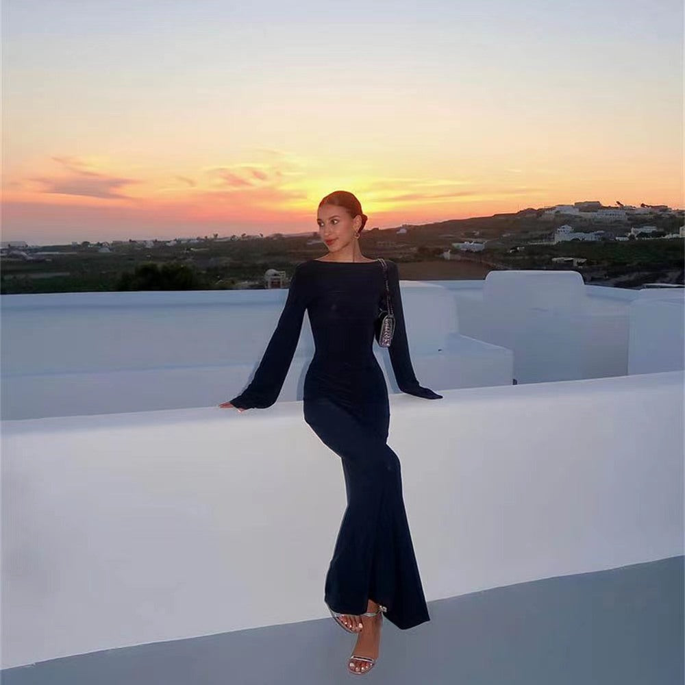 Isla Kelly | Backless Maxi Dress For Women