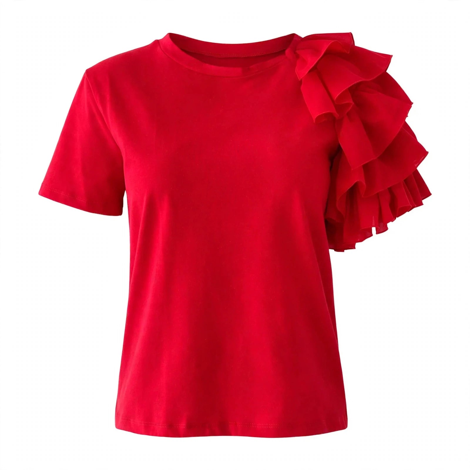 Bianca Foster | Bold Ruffle Sleeve Top For Women