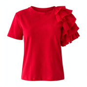 Bianca Foster | Bold Ruffle Sleeve Top For Women