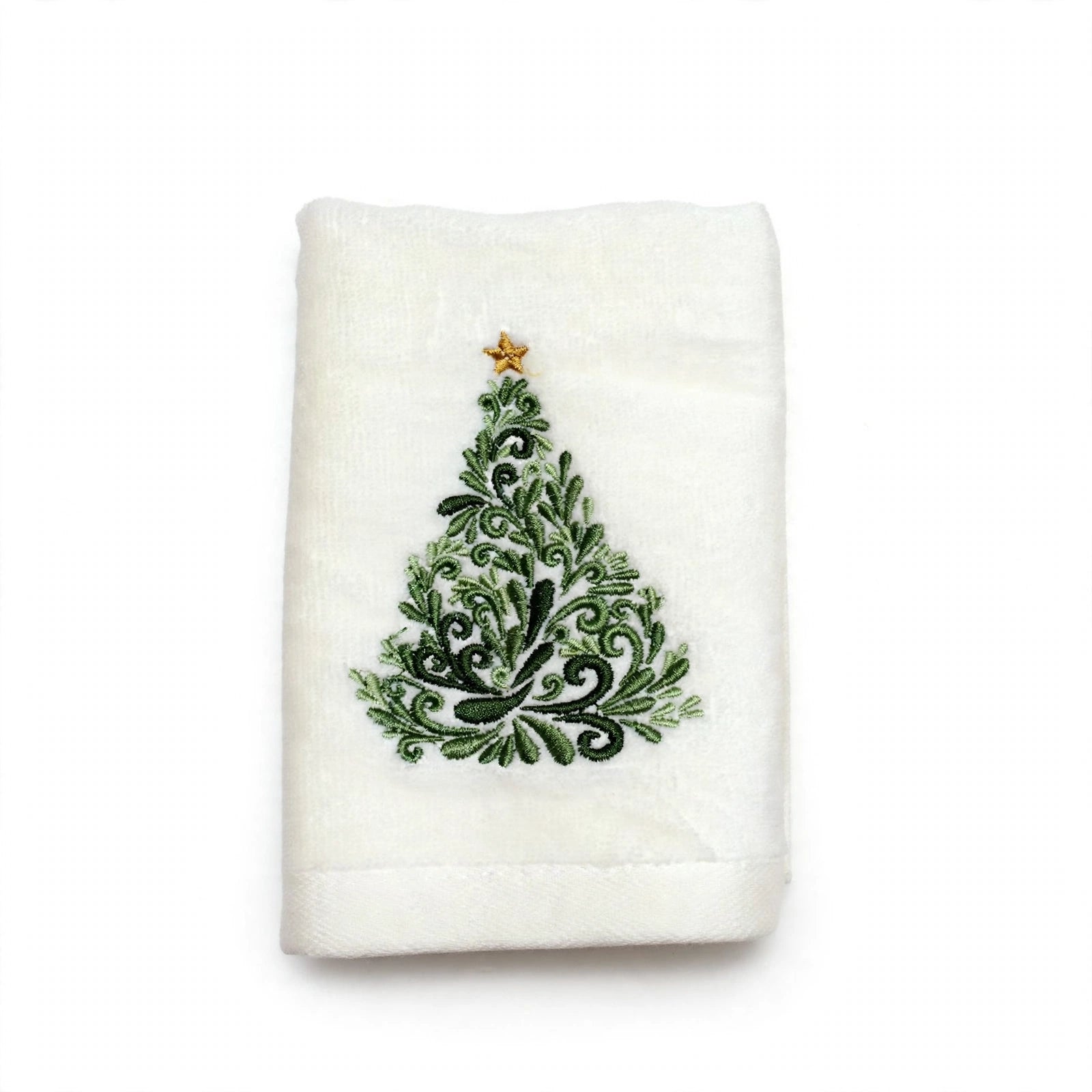 Merry Table | Red Holly Bow Christmas Tea Towel Unisex