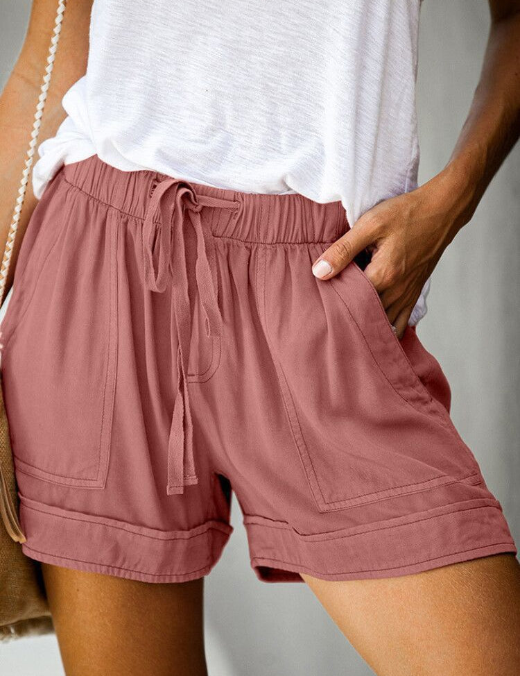 Tiziana Northley | Drawstring Relaxed Summer Shorts For Women
