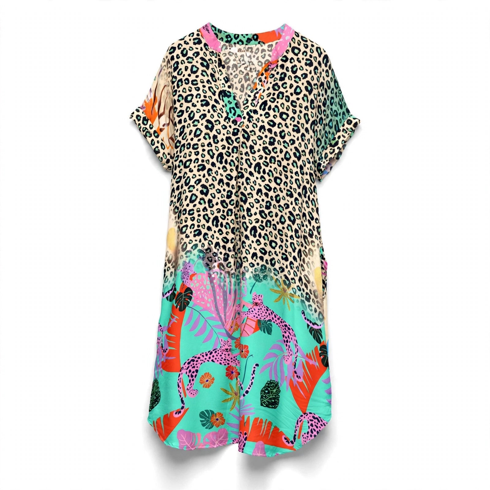 Phoebe Ashwood | Leopard Print Maxi Dress For Women