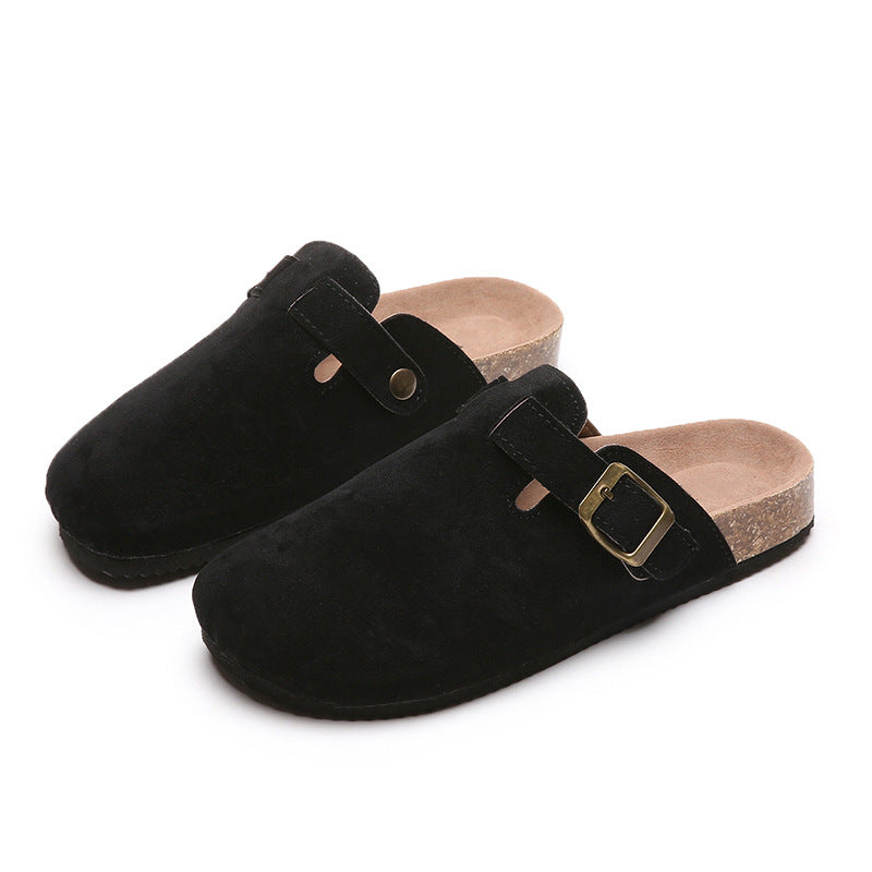 Flaminia Penbridge | Suede-Look Buckle Clogs For Women