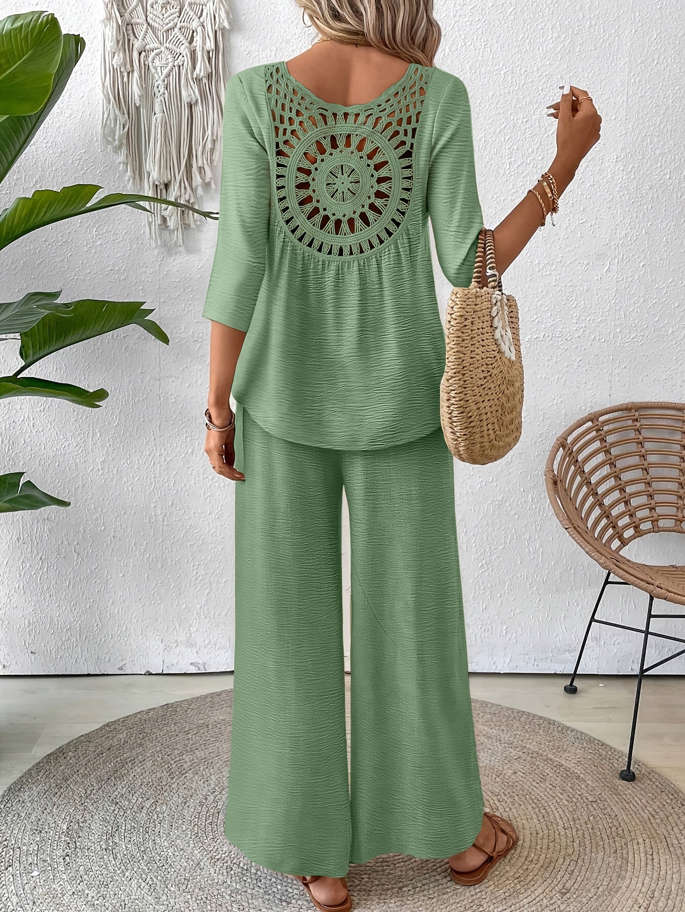 Piper Radley | Two-Piece Set With Crochet Back For Women