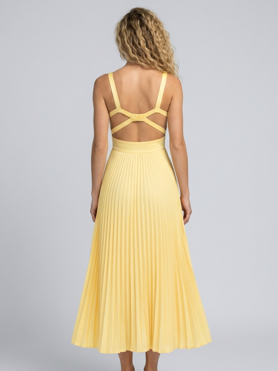 Aurora Bellini | Pleated Maxi Dress For Women