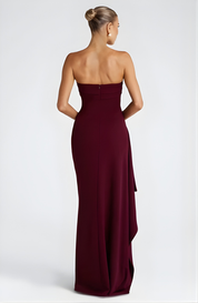 Valentina Rousseau | Strapless Evening Maxi Dress For Women