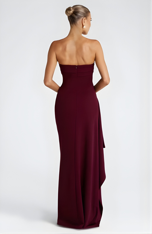 Valentina Rousseau | Strapless Evening Maxi Dress For Women