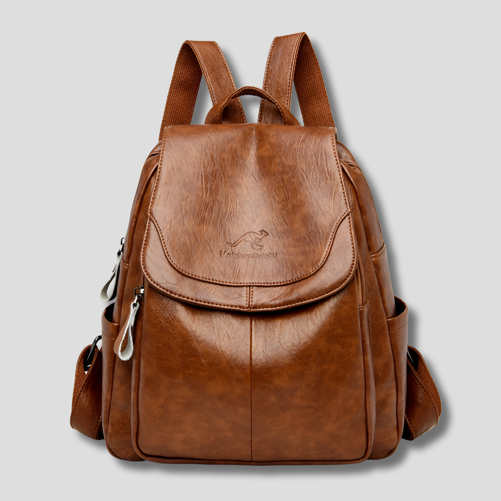 Luca Moretti | Minimalist Leather Backpack For Women