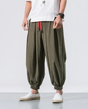 Miles Hawthorne | Loose Fit Cropped Pants For Men