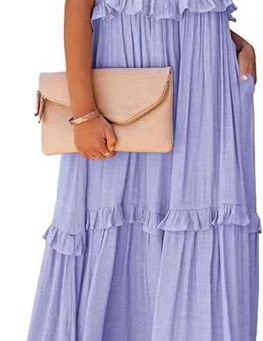 Amelia Turner | Tiered Ruffle Maxi Dress For Women