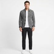 Luca Bellamy | Tailored Knit Button Jacket For Men