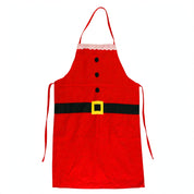 Merry Baker | Red Santa Belt Christmas Apron For Women