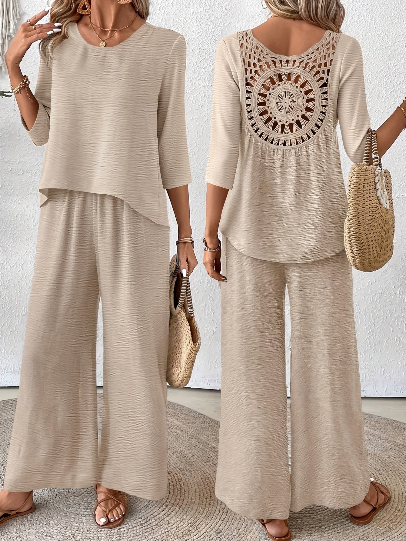 Piper Radley | Two-Piece Set With Crochet Back For Women