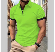 Lincoln Sherwood | Colorblock Short Sleeve Polo Shirt For Men