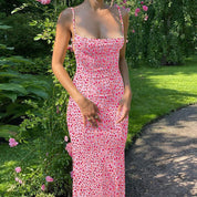 Grace Wright | Floral Slip Midi Dress For Women