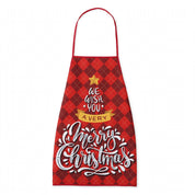 Frosty Feast | Red Snowman Christmas Apron Unisex