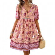 Amber Sullivan | Boho Floral Summer Dress For Women