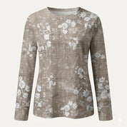 Elena Moretti | Floral Lightweight Blouse For Women