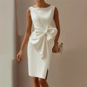 Cordelia Ashworth | Bow Detail Midi Sheath Dress For Women