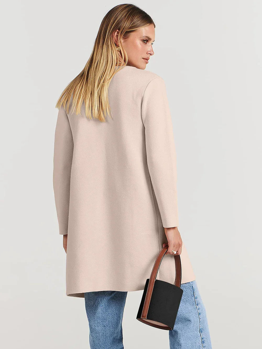 Camille Laurent | Elegant Longline Coat For Women