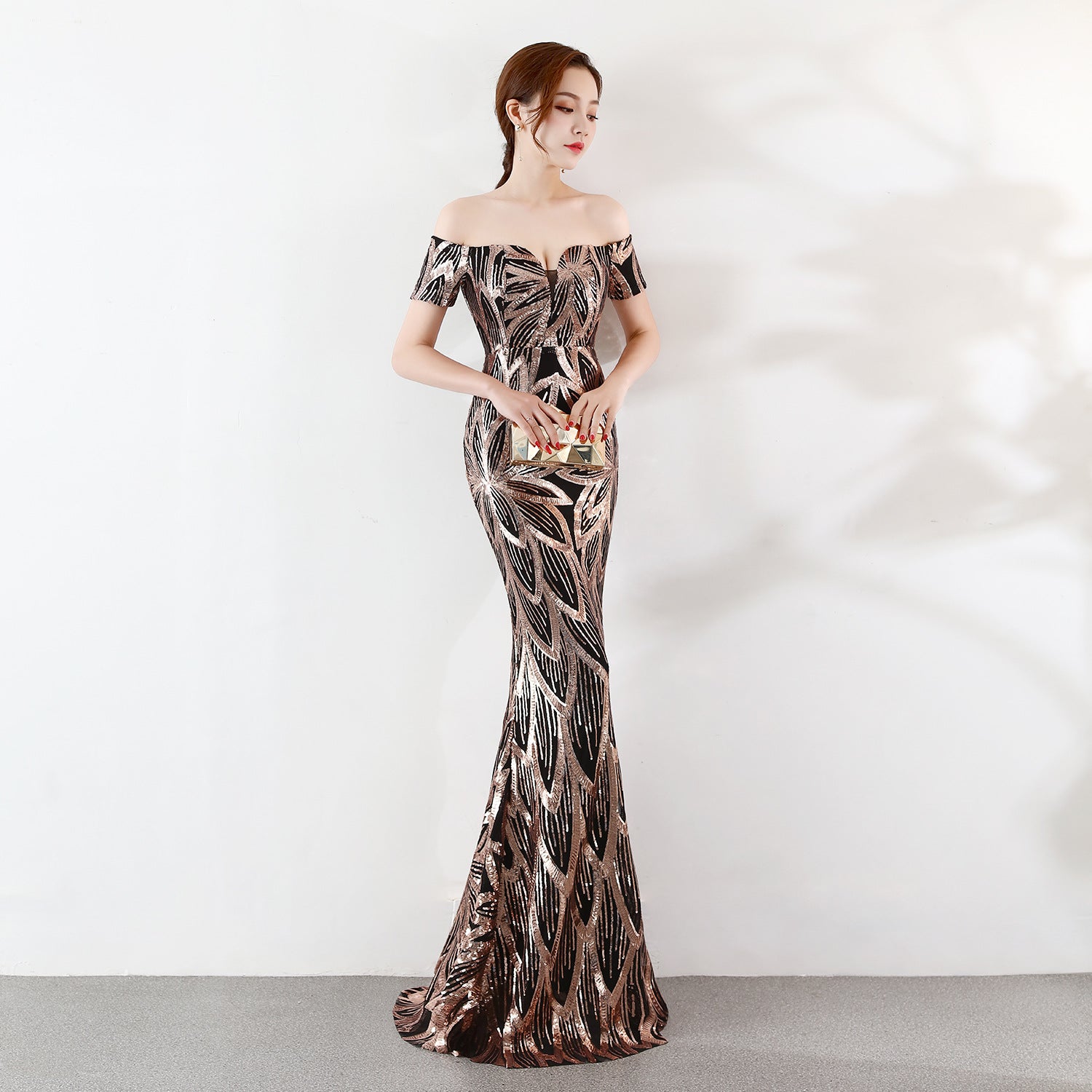 Adelaide Fitzgerald | Sequined Formal Dress For Women