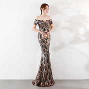 Adelaide Fitzgerald | Sequined Formal Dress For Women